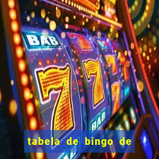 tabela de bingo de 1 a 100